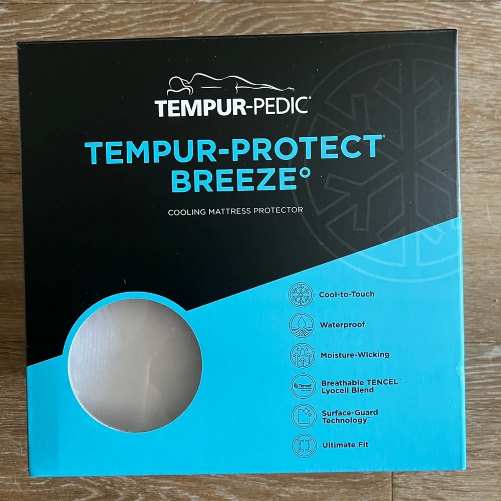 Tempur-Pedic TEMPUR-Protect BREEZE Mattress Protector - Twin. New in box - Picture 1 of 4